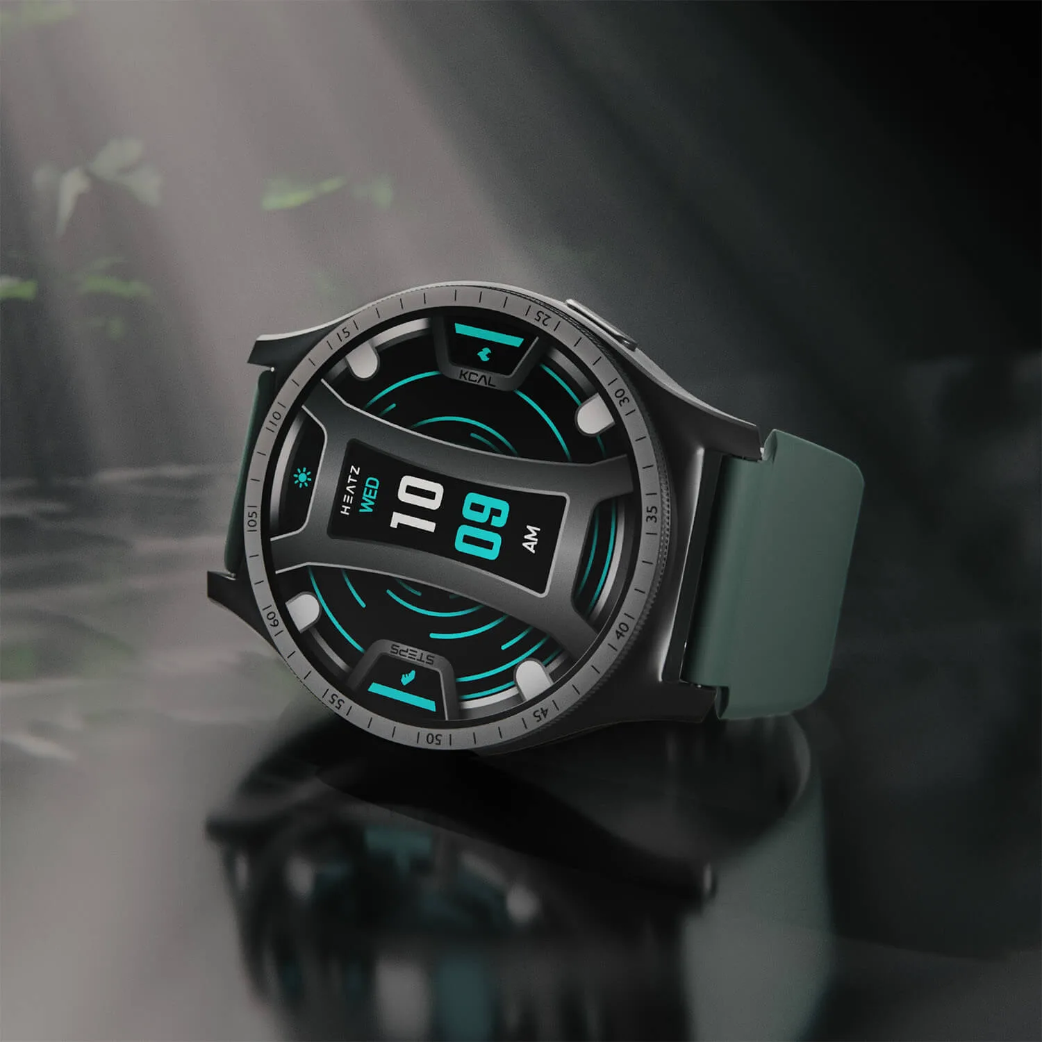 HW21: 1.43” AMOLED smartwatch with a rotating bezel